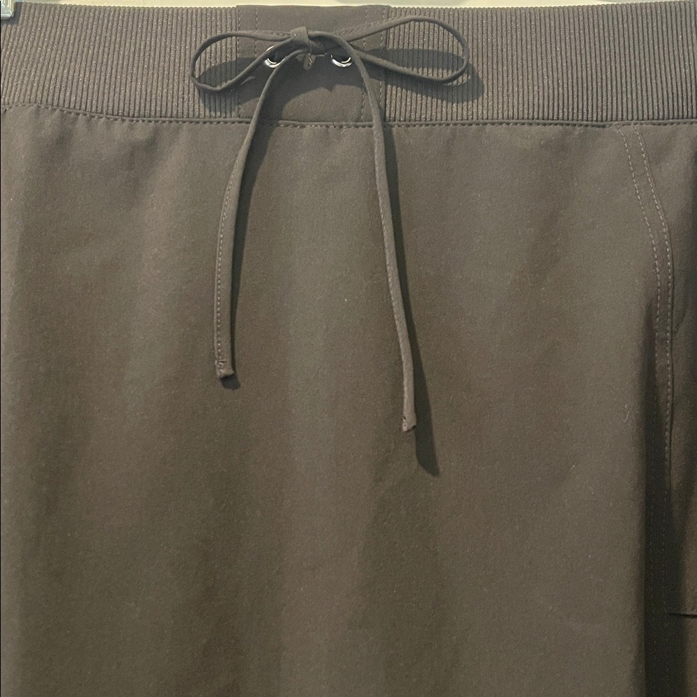 Zynergy by Chico's Black Skirt Skort Zipper Pockets 4 Plus Size - Picture 3 of 10